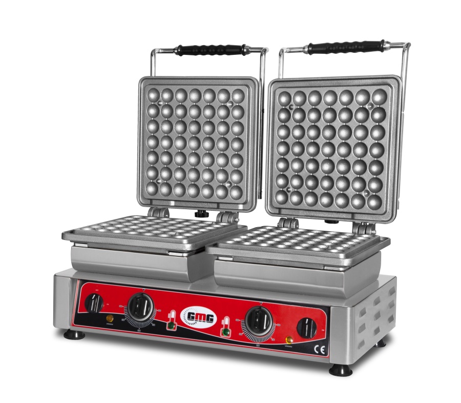 GMG Waffeleisen Lokmia-S | 2x (Ø49 x 3cm x 1.4cm/2.8cm)